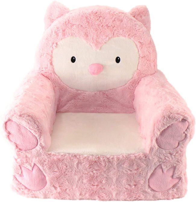  10. Pink Owl Mini-Sofa from Animal Adventure 